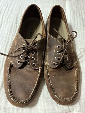LL Bean Signature Handsewn Blucher Mocs